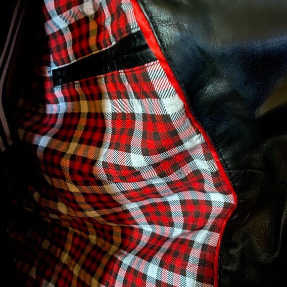 Mens Genuine Lambskin Leather Jacket - Picture 5 of 10